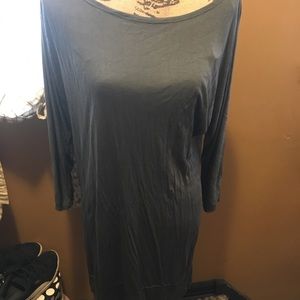 NWT grey fashion Junkee long blouse